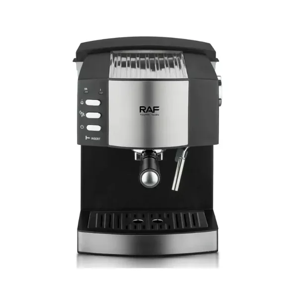 RAF Coffee Machine 1.6L 850W Reboil Function, Twin Brewing Cycle R.113