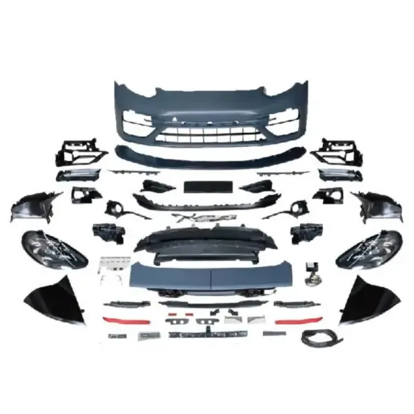 Upgrade Facelift Bumper Bodykit Conver To 971.2 2021-2023 Front CC-5596 Compatible With Porsche Panamera 970.1 2010-2013