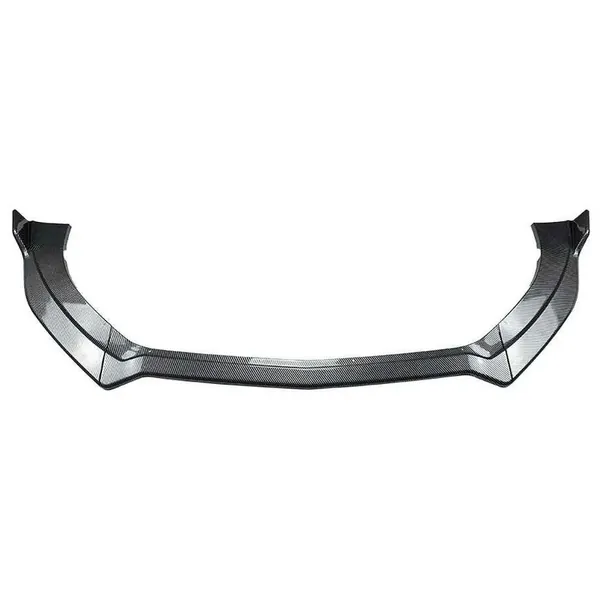 Front Bumper Lip Splitter Skirts Zst-1131 Cf Carbon Fiber Look CC-9273 Compatible With Ford Mustang Mk6 2015-2017