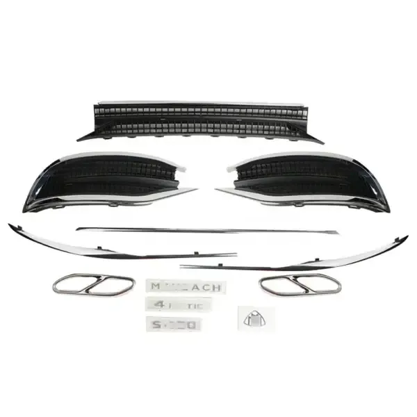 Modified Maybach Trim and Grill Compatible With Mercedes-Benz S-Class W222