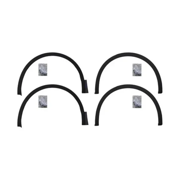 Upgrade Facelift Convert To R Line Style Front Wheel Arch Eyebrow CC-7242 Compatible With Volkswagen Tiguan 2021-2023