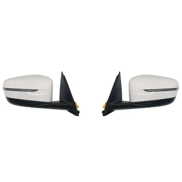 Side Rear View Mirror Cover Assembly Only For Converted Upgraded F02 To G12 G70 Cars F01/02-005 Gc CC-9318 Compatible With Bmw 7 Series F02 2009-2015