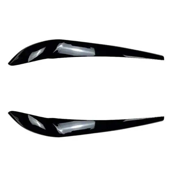 Headlight Eyebrow Spoiler Skirts Lip Splitter Flag Zst-355 Gb Glossy Black CC-3951 Compatible With BMW X3 F25 LCI 2014-2017