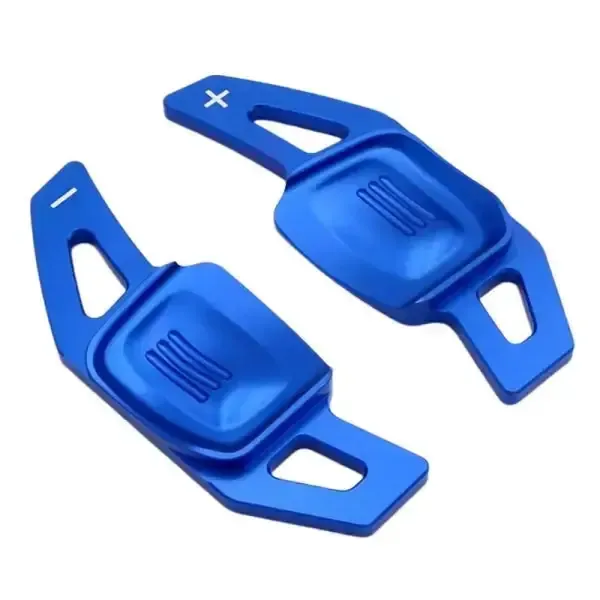 Paddle Shifter Blue 005 CC-4974 Compatible With Volkswagen Golf 5 6 Mk6 Passat B6 B7 Cc Polo Sharan Scirocco Tiguan Jetta 10-18 Skoda Octavia A7 Mk3 5e Rs Vrs Superb B8 Scala Karoq Kodiaq 14-22