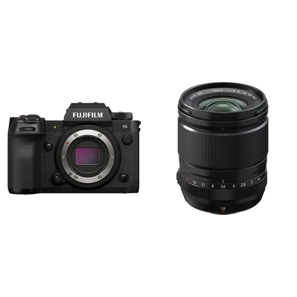 FUJIFILM X-H2S Mirrorless Camera with 18mm f/1.4 Lens Kit