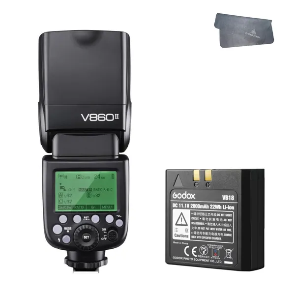 Godox V860II-N Flash with Li-ion Battery & 2.4G HSS