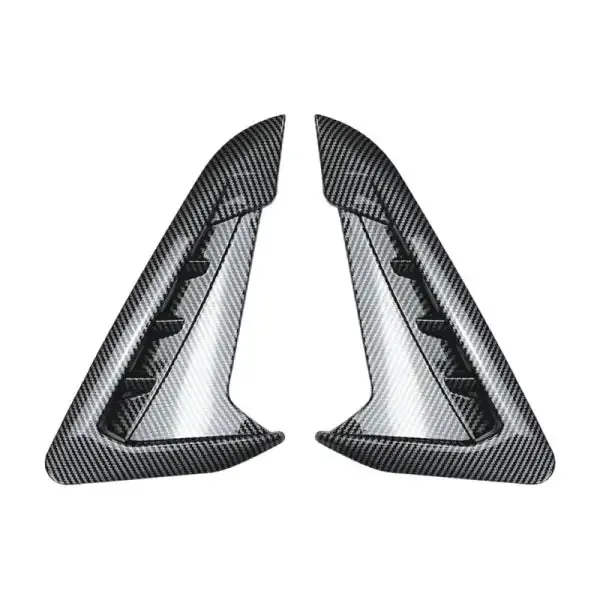 M Tech M Sports M Performance Side Fender Air Outer Cover Lip Splitter Skirts Flag Spoiler Zst-559 Cf Carbon Fiber Look CC-4055 Compatible With Bmw X3 G01 X4 G02 2018-2024