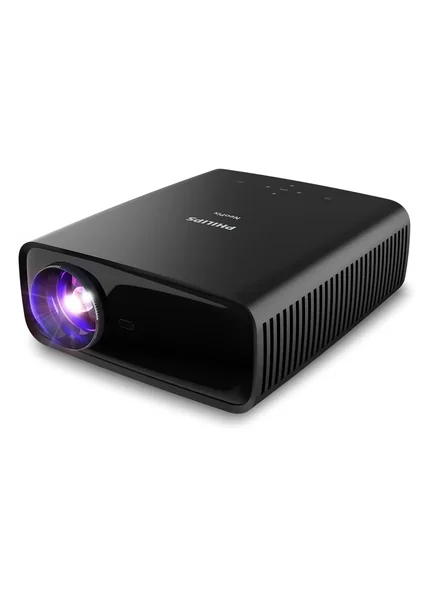 Philips NeoPix 330, True Full HD 1080p Video Projector, High Contrast, Multiple Image Corrections for Flexible Setup, Silent Fans, Powerful 2.1 Sound System NPX330/INT black