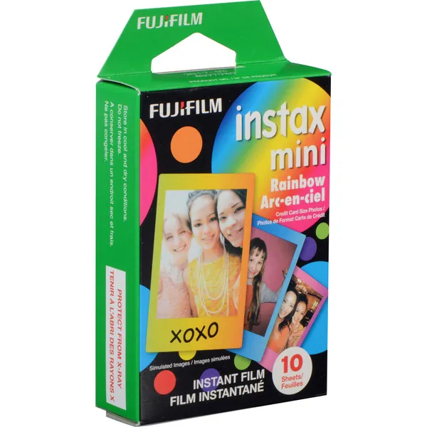 FUJIFILM INSTAX MINI Instant Film (Rainbow, 10 Exposures)