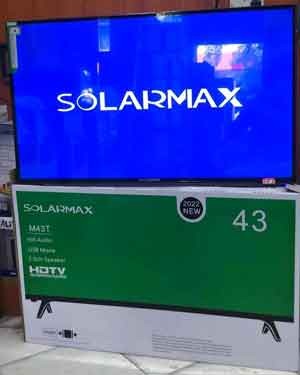 Solar Max 43 inch LED Tv (Double Glass)