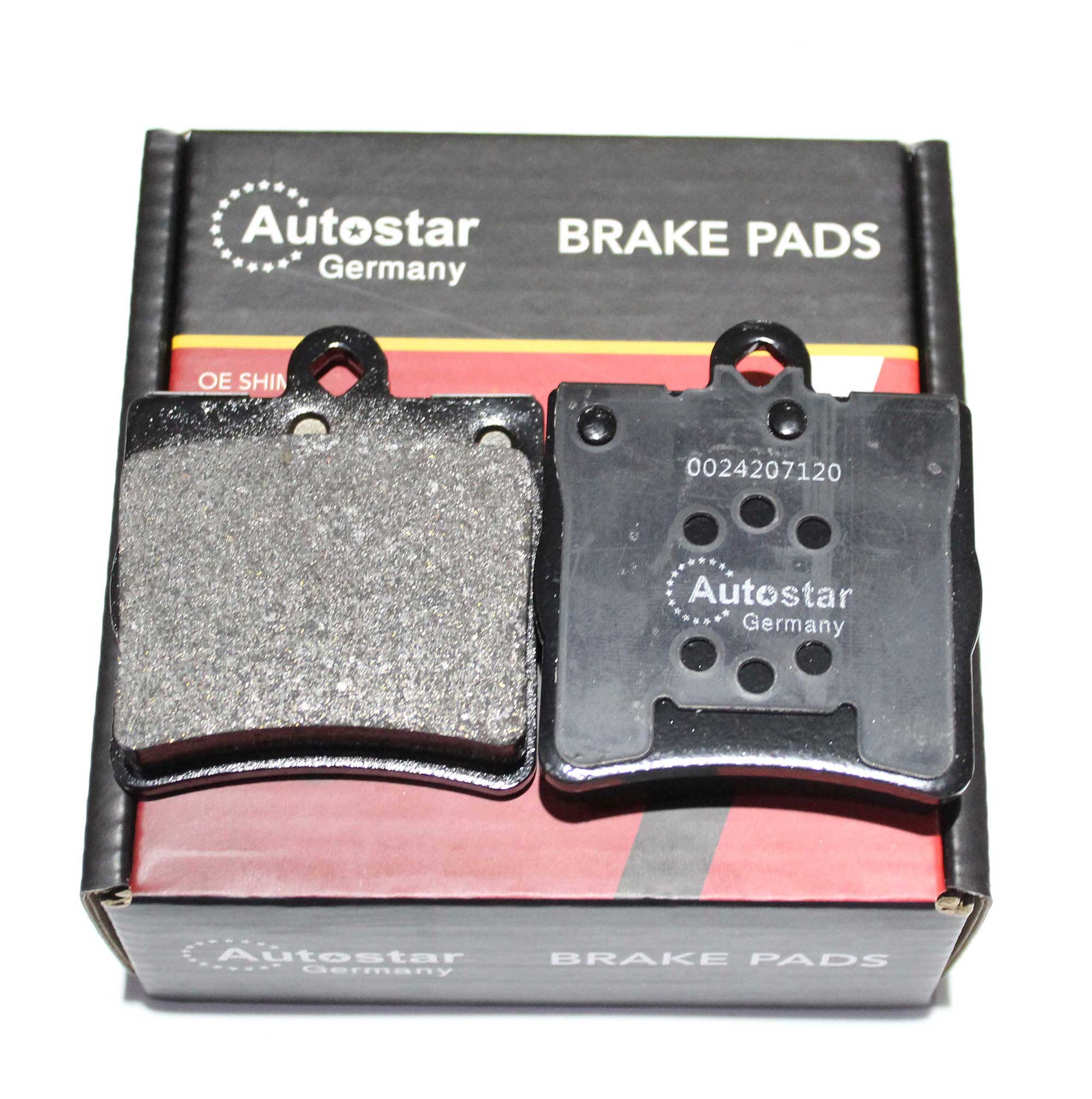 Autostar Germany BRAKE PAD REAR AXLE For Mercedes Benz CL203 W202 0024207120