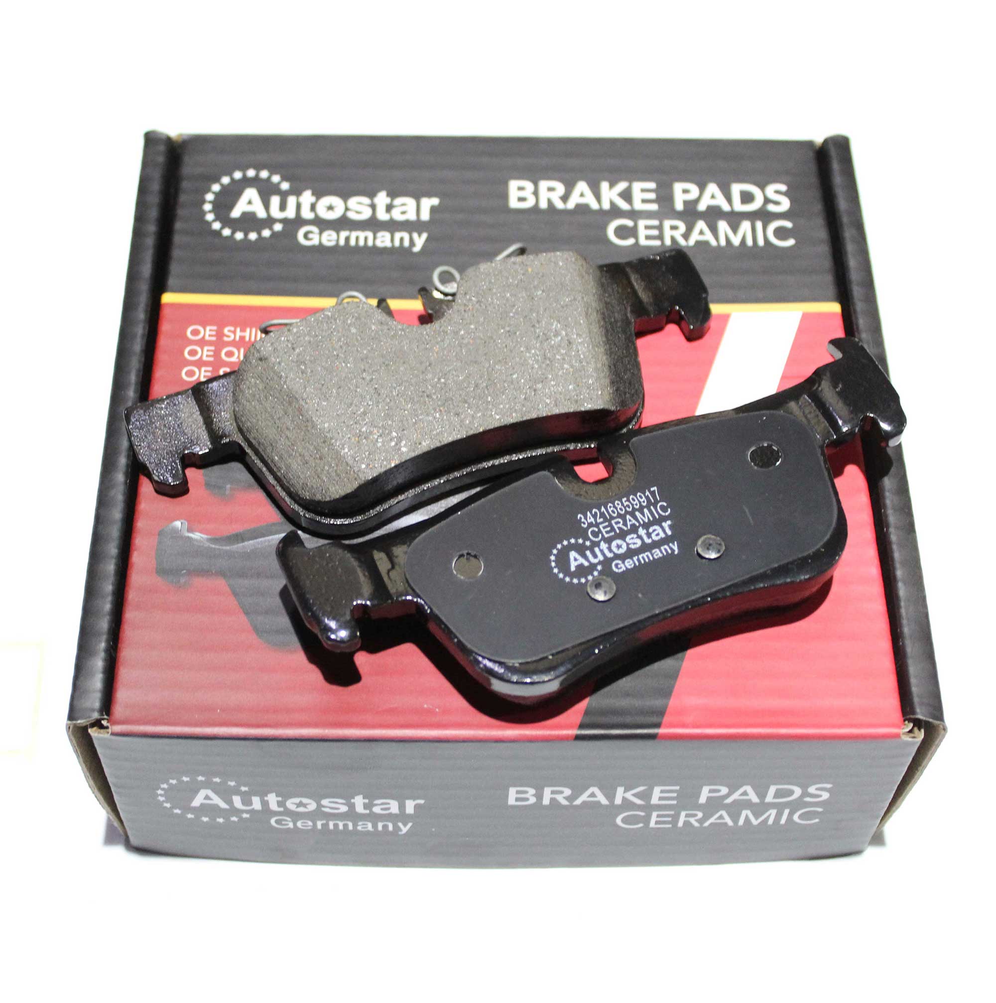 Autostar Germany  BRAKE PAD SET REAR AXLE F52 F40  F60 F56  For BMW   34216859917CR