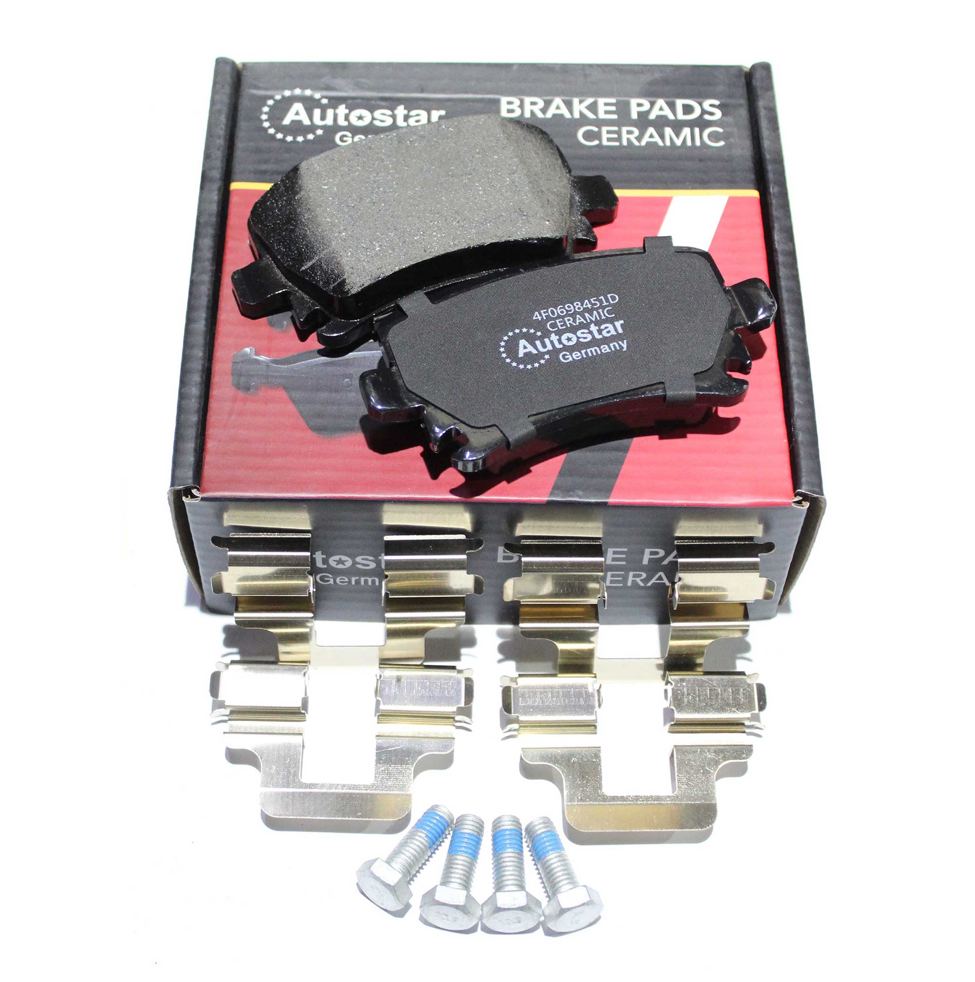Autostar Germany  BRAKE PAD SET CERAMICS  For Volkswagen   4F0698451D