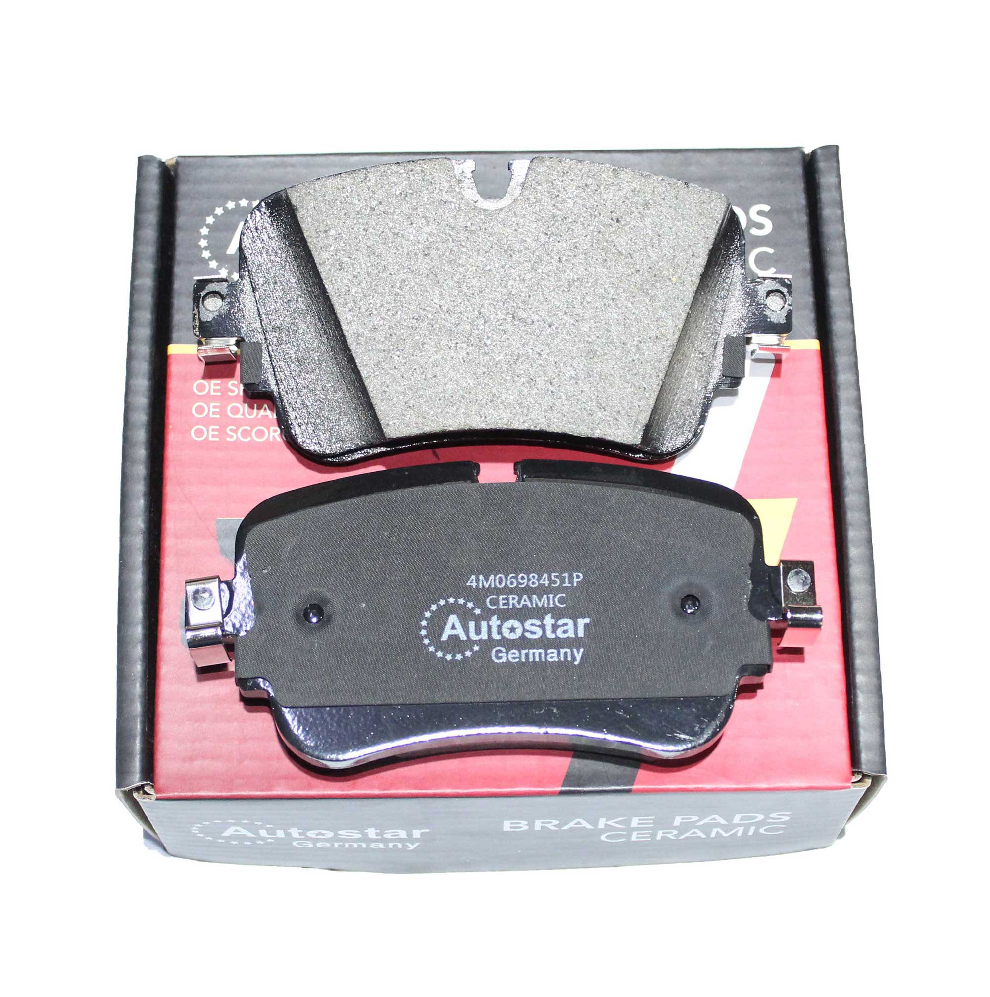 Autostar Germany BRAKE PAD SET CERAMICS For Audi AUDI A6 A8 Q7 Q8 Volkswagen Touareg III (CR7) 4M0698451P