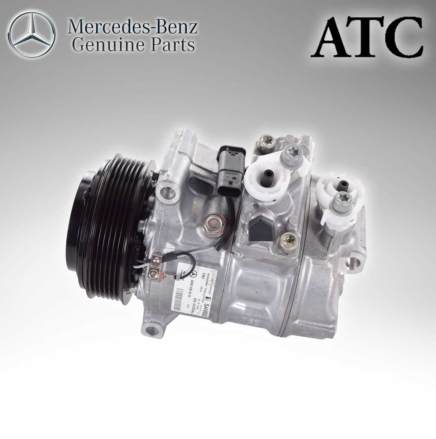Mercedes Benz Genuine ATC AC COMPRESSOR (Original Parts Without Sticker Level and Neutral Box) W205 0008304002
