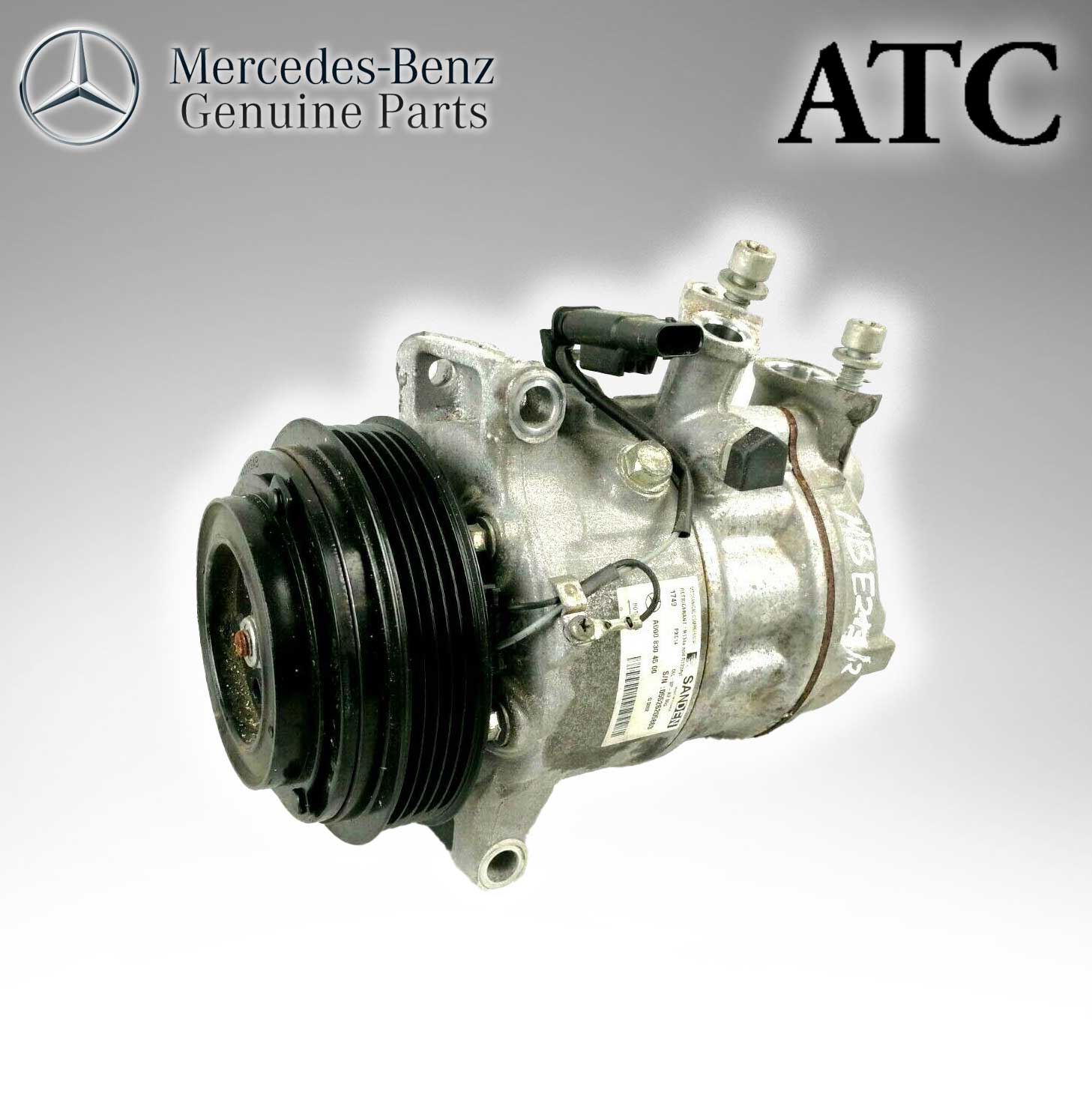 Mercedes Benz Genuine ATC COMPRESSOR (Original Parts Without Sticker Level and Neutral Box) 0008304500