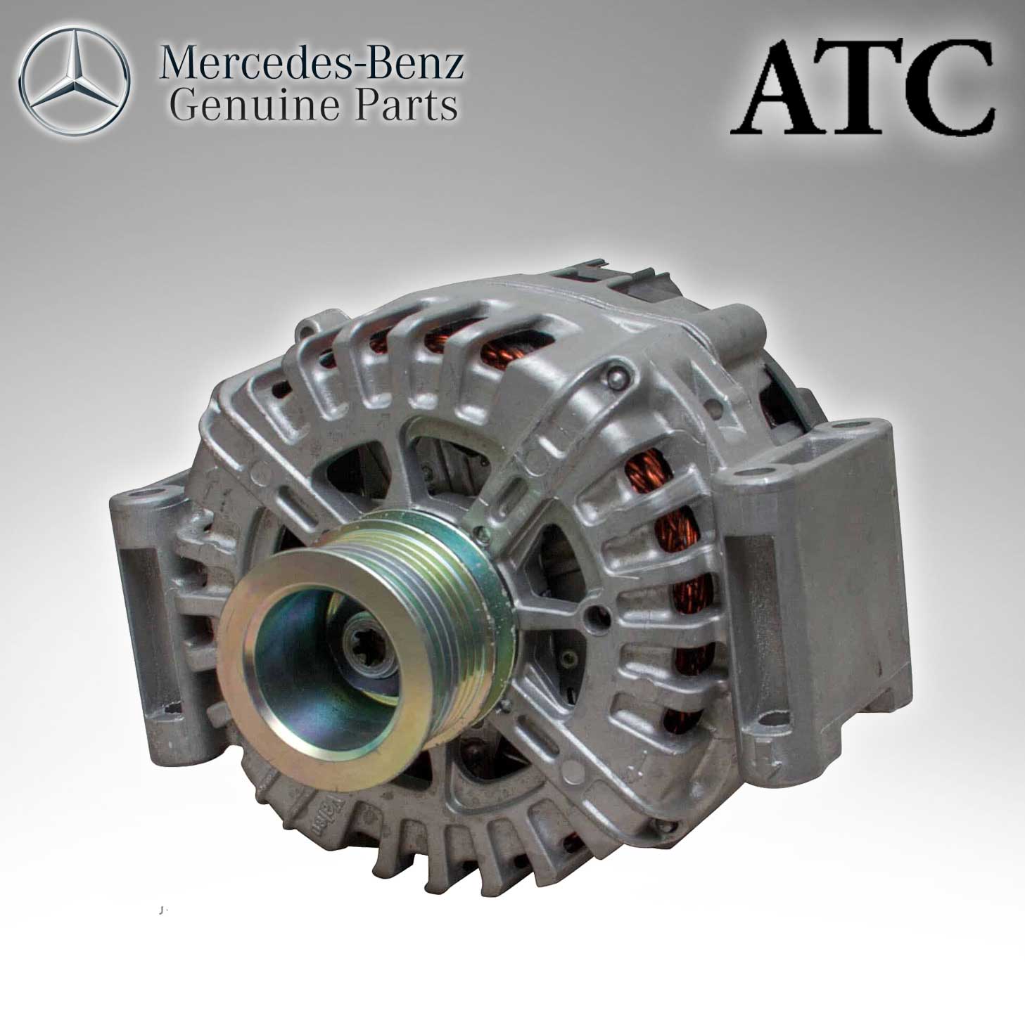 Mercedes Benz Genuine ATC ALTERNATOR - 14V - 205A. (Original Parts Without Sticker Level and Neutral Box) 0009060903