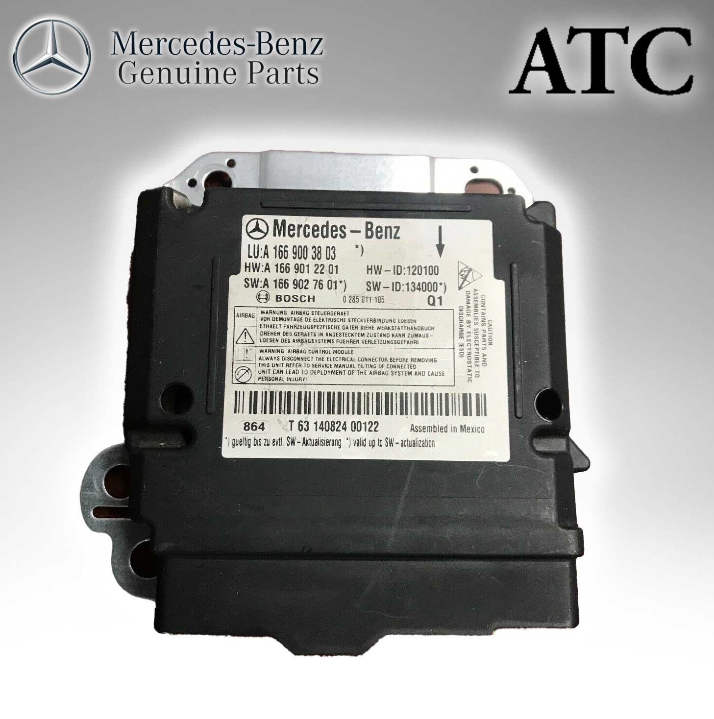 Mercedes Benz Genuine ATC Control Unit (Brand New) (Original Parts Without Sticker Level and Neutral Box) W166 W463 1669003803