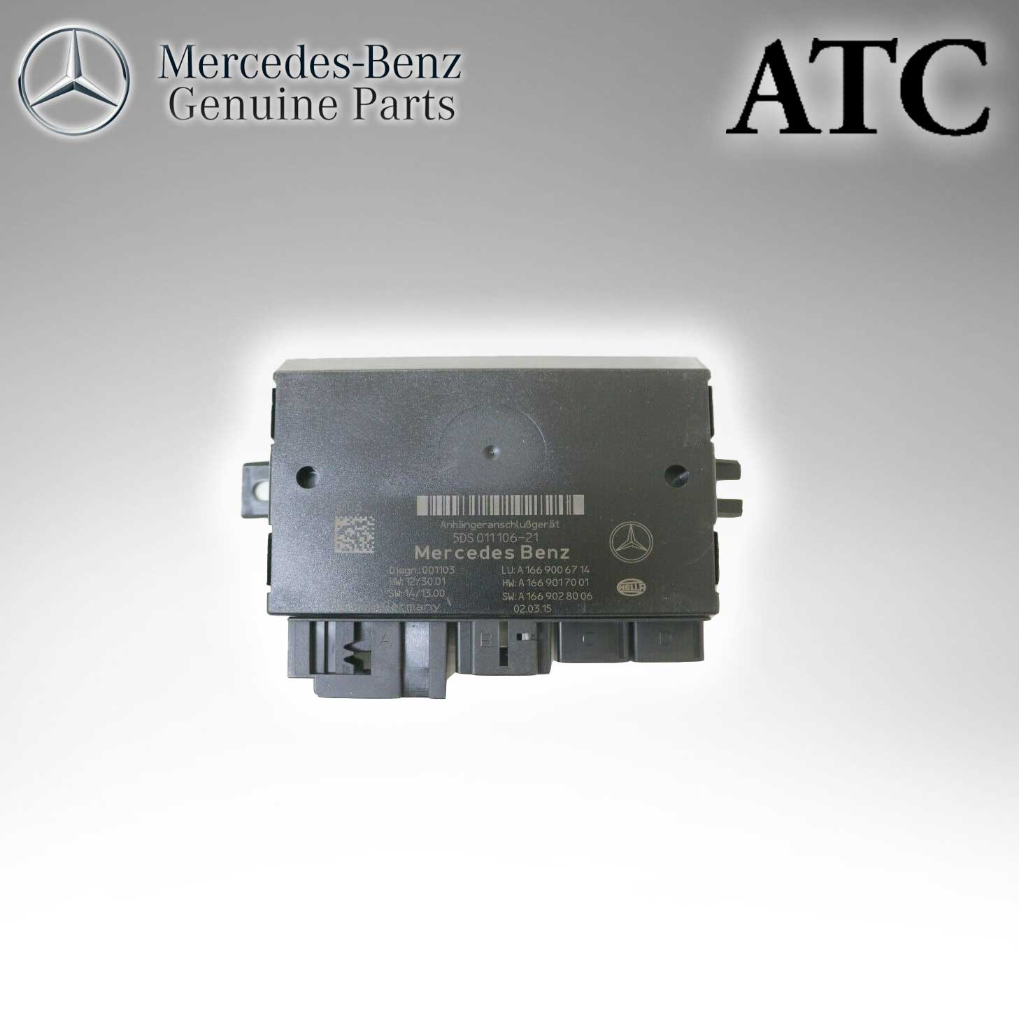 Mercedes Benz Genuine ATC Control Unit (Brand New) (Original Parts Without Sticker Level and Neutral Box) 1669006714