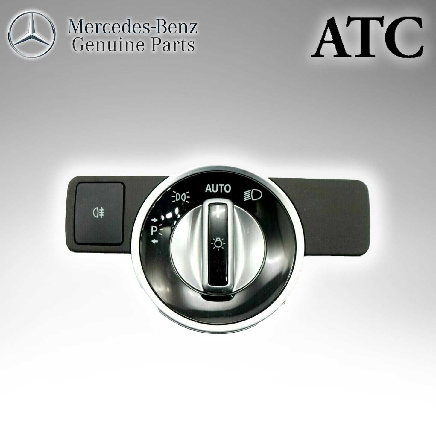 Mercedes Benz Genuine ATC Headlight Headlamp Switch (Original Parts Without Sticker Level and Neutral Box) 2129050551
