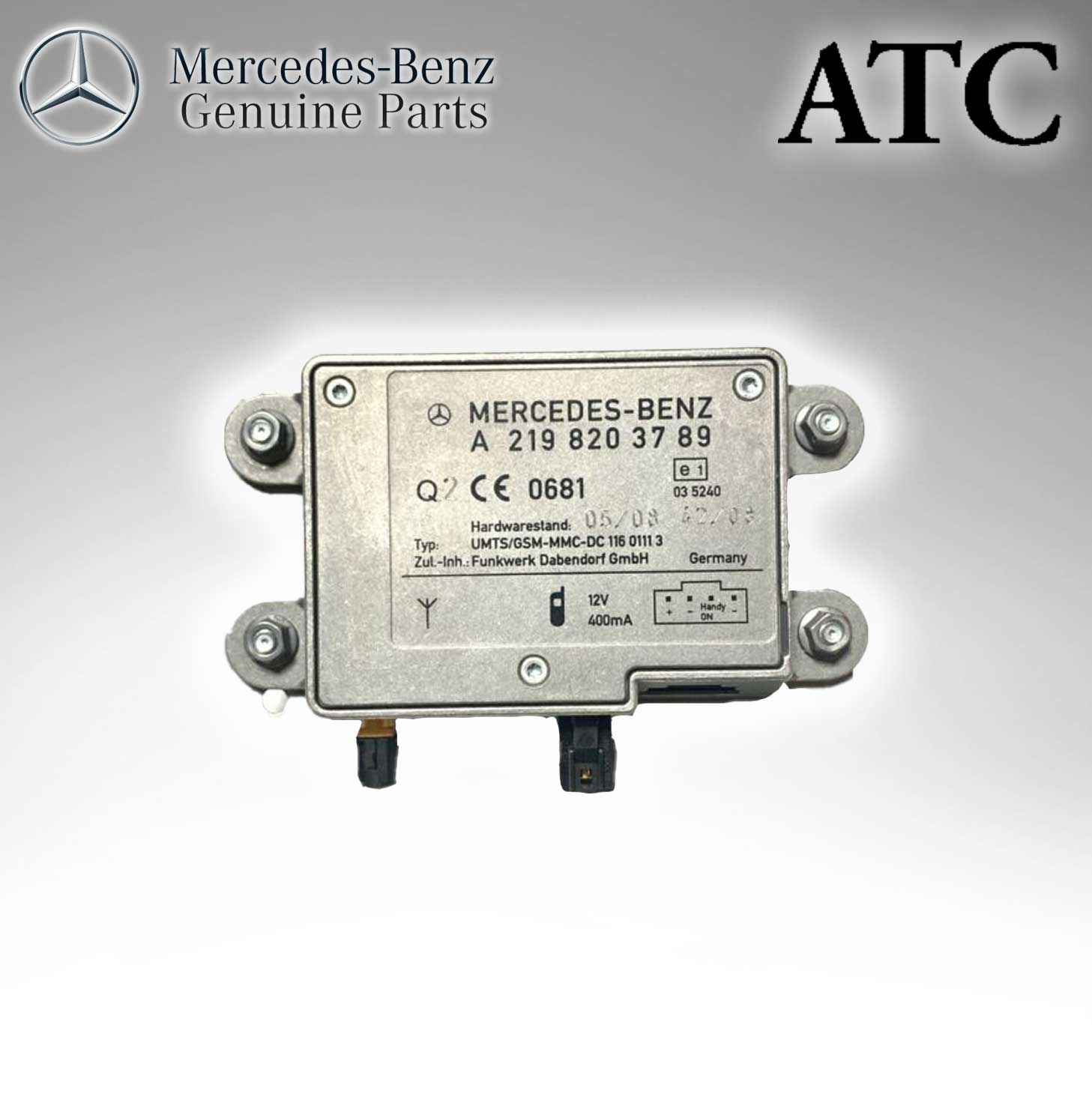 Mercedes Benz Genuine ATC Control Unit (Brand New) (Original Parts Without Sticker Level and Neutral Box) 2219050040