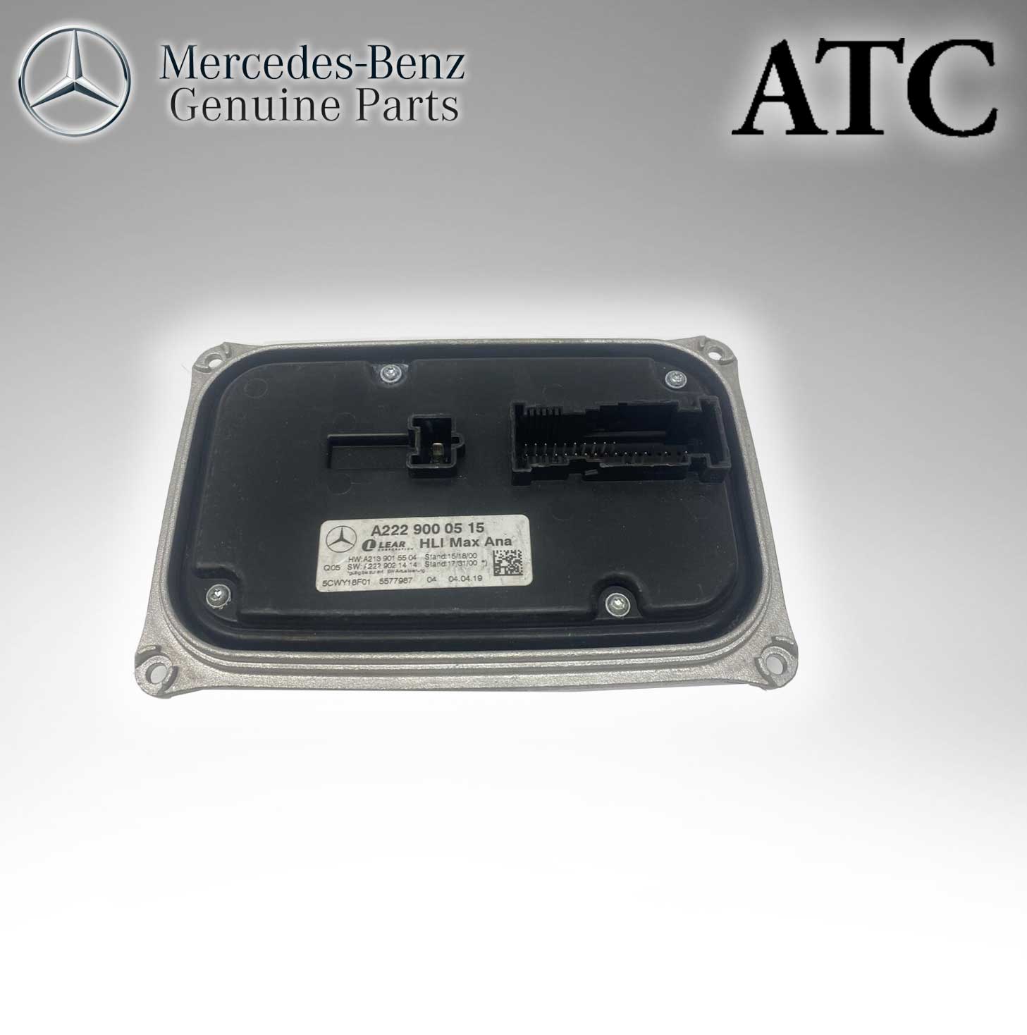 Mercedes Benz Genuine ATC Xenon Control Unit (Original Parts Without Sticker Level and Neutral Box) W222 W213 W238 2229000515