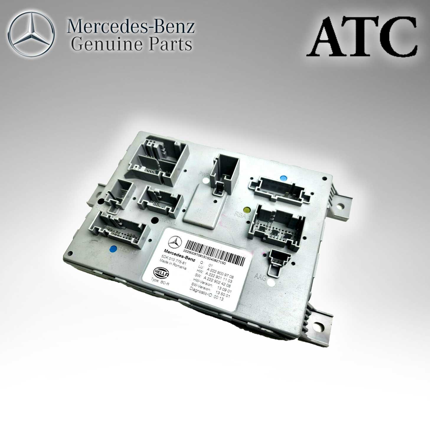 Mercedes Benz Genuine ATC Control Unit (Original Parts Without Sticker Level and Neutral Box) 2229009708