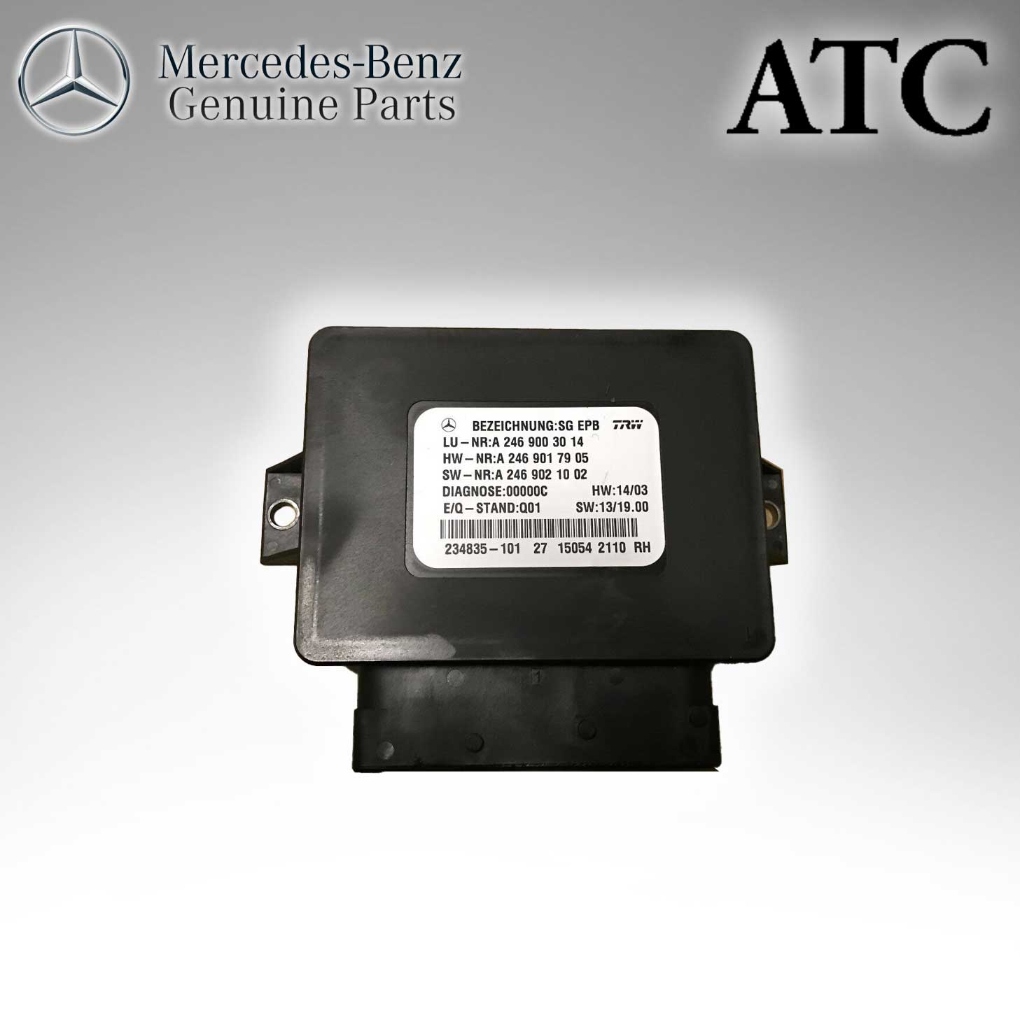 Mercedes Benz Genuine ATC Control Unit (Original Parts Without Sticker Level and Neutral Box) 2469003014
