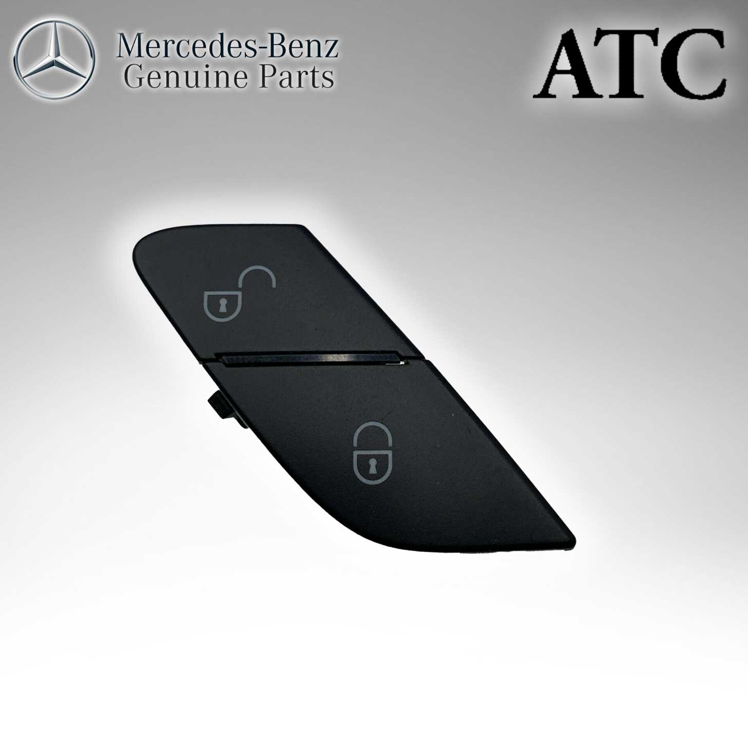 Mercedes Benz Genuine ATC Front Right Pass Side Lock Switch Button (Original Parts Without Sticker Level and Neutral Box) 2518201010