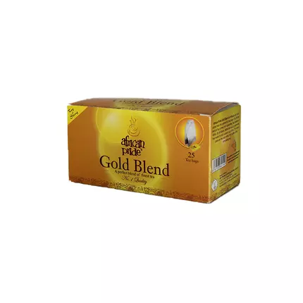 African Pride Gold Blend Tea 50gm 25 Tea Bags AP012 (Pack of 18)