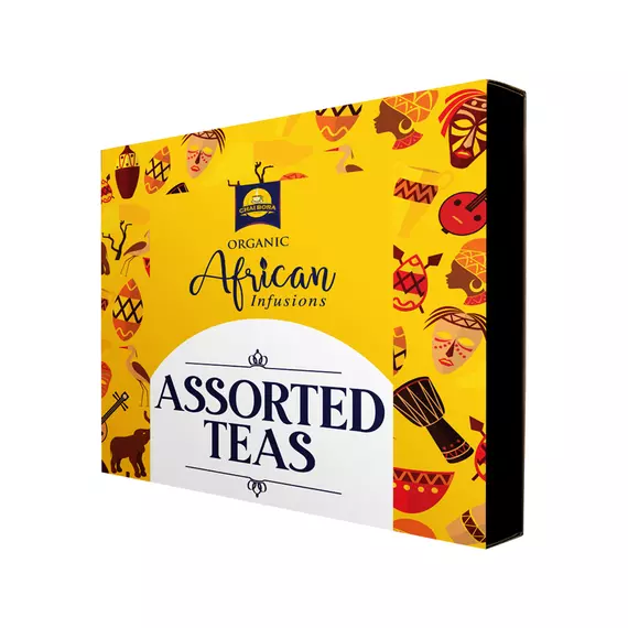Chai Bora African Infusions Assorted Teas Gift Box 2gm (Pack of 30Pcs)