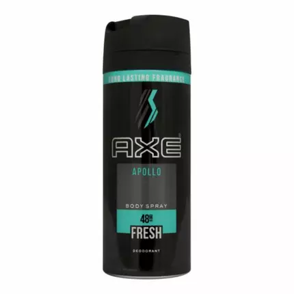 Axe Deodorant Body Spray Apollo VI 150ml Distinctive and Long-Lasting Fragrances 32024955 (Pack of 3)
