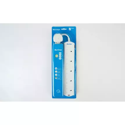 Blue Edge Extension Socket 5 Ways 1.8m cord BE-305-3