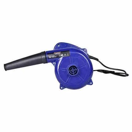 Okem Corded Electric Leaf Blower Blue 600 Watts Handheld, Cleaning Dust From Desktops, Compact Electric Blower OKEM-BL2301