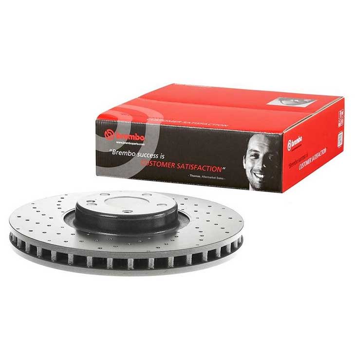 Brembo (BMB # 09.D524.13) BRAKE DISC FRONT For Mercedes Benz W205, C450 AMG 4MATIC,GLC (X253) 250 4MATIC 0004212312