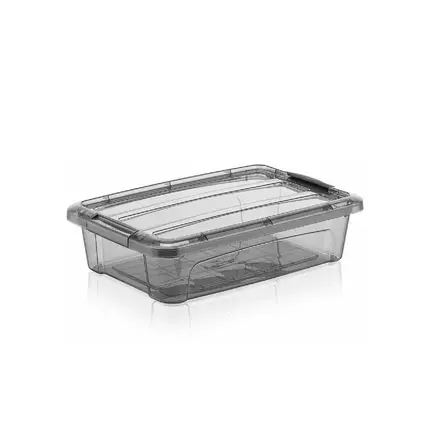 QLux Food Storage Container Stackable with Locking Lids 2.8L - Reusable Plastic Kitchen Organizer Box (BSF-00852)