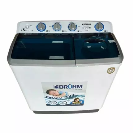 Bruhm Washing Machine 14kg Semi Automatic Twin Tub Top Load BWD-140HW