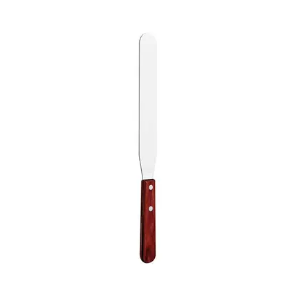 Tramontina Pastry Spatula Stainless Steel Blade 8" Red Polywood Treated Wood Handle 21161/178
