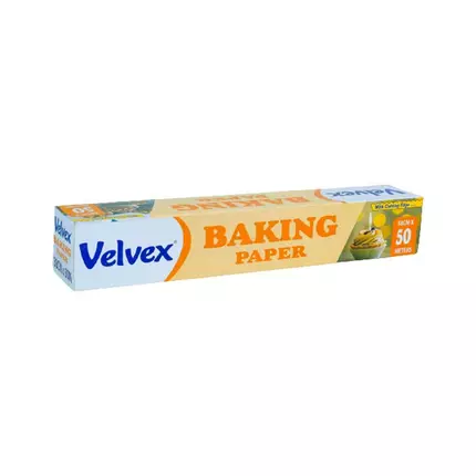 Velvex Baking Paper 38cm x 50 meter (Pack of 13Pcs)