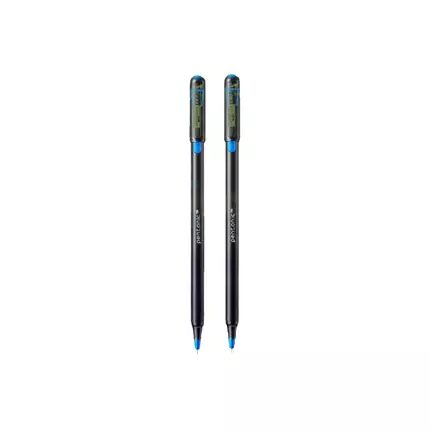 Pentonic Ballpen Smart and Elegant Pentonic, Super Long Lasting Ink, Nickel Silver Tip, Smooth and Smart Grip for Supreme Comfort Blue, Black and Red 10pcs