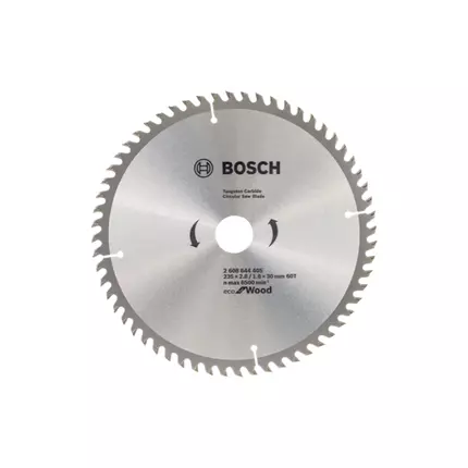 Bosch Circular Saw Blade 235 x 30 x 25mm 60T for Wood 2608644405