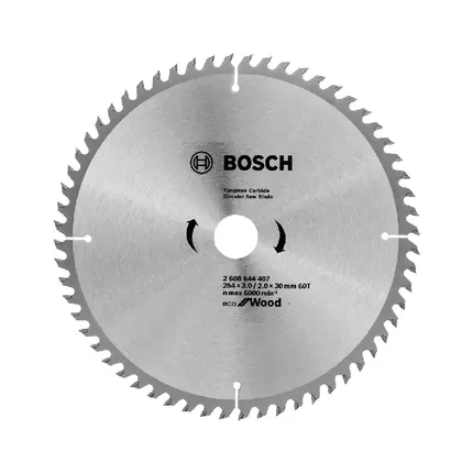 Bosch Eco Line Circular Saw Blade Wood 254mm 60 Teeth 2608644407