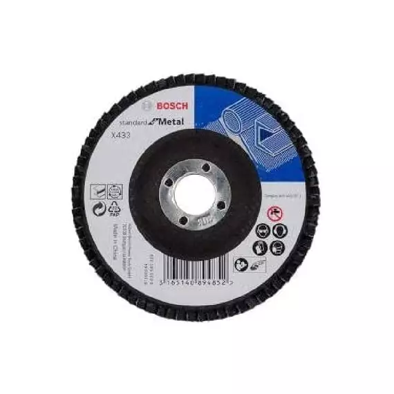 Bosch Flapdisc Standard for Metal 4.5" G40 2608601707