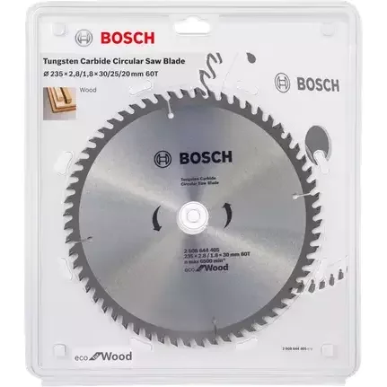 Bosch Circular Saw Blade 235 x 30 x 25mm 60T for Wood 2608644405