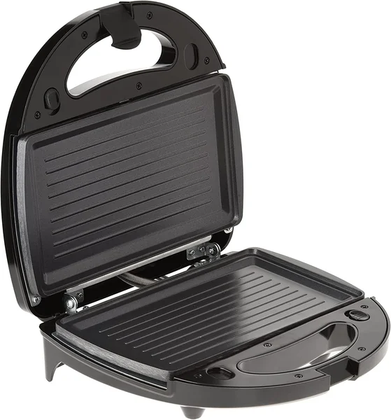 Nikai Sandwich Grill & Waffle Maker 750W 3 Detachable Plate Cool Touch Housing Pilot Light Indicator Cool Touch Housing NGT323D