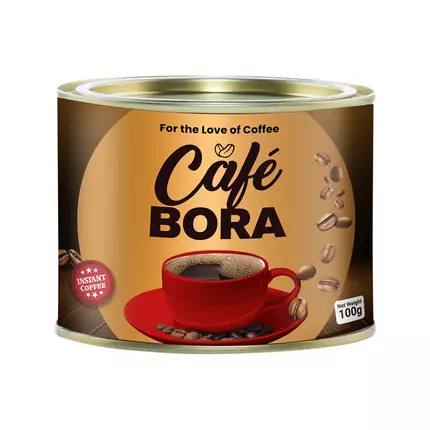 Cafe Bora Instant Coffee 100gm (Pack of 12Pcs)
