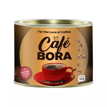 Cafe Bora Instant Coffee 50gm (Pack of 24Pcs)
