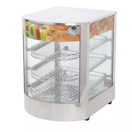 Commercial Food Warmer Counter Top Display 0.75KW HW-1P