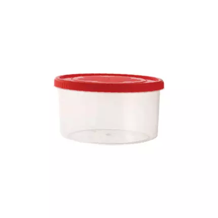 Cello Plastic Container Jar 500ml Plain (Pack of 12)