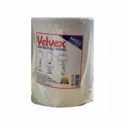 Velvex Barrel Prestige Midi Hand Paper Towel Rolls Pack of 6